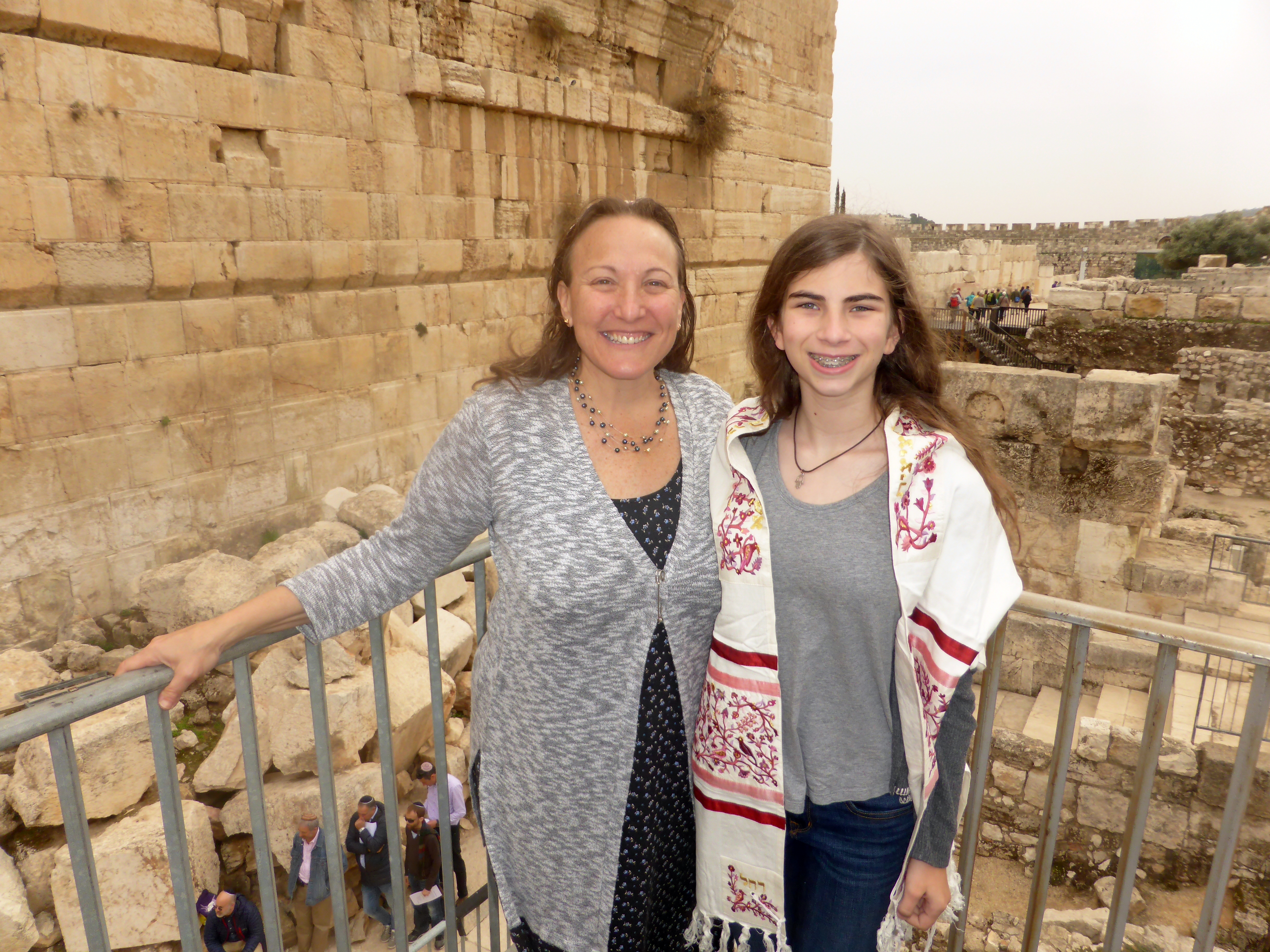 Rabbi Rosalind Glazer, Bat Mitzvah, Jerusalem